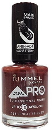 Rimmel Lycra Pro Professional Finish Nail Polish - 358 Jungle Princess 12ml