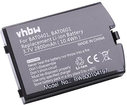 Li-Ion battery 2800mAh (3.7V) suitable for Iridium 9505a (Satellite telephone). Replaces battery types: BAT0401, BAT0601, BAT0602.
