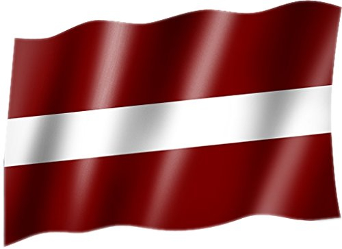 Flagge/Fahne LETTLAND Staatsflagge/Landesflagge/Hissflagge mit Ösen 150x90 cm, sehr gute Qualität
