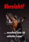Melis-Folienwerkstatt Schild Warnschild Achtung Dobermann- Vorsicht … manchmal Habe ich schlechte Laune - Hund Hundeschild 30x20cm Hartschaum Aluverbund -S25K