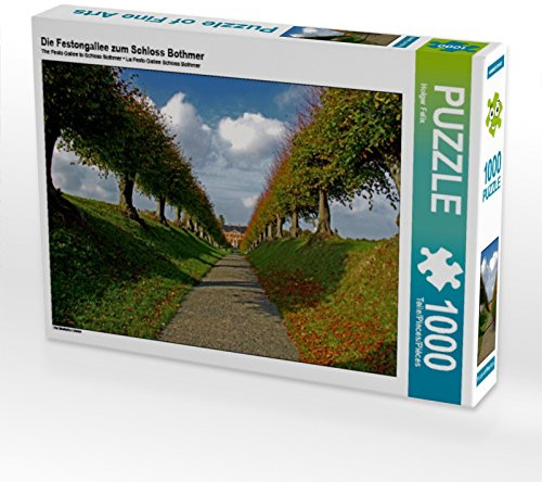 CALVENDO Puzzle Die Festongallee zum Schloss Bothmer | 1000 Teile Lege-Größe 64 x 48 cm Foto-Puzzle für glückliche Stunden