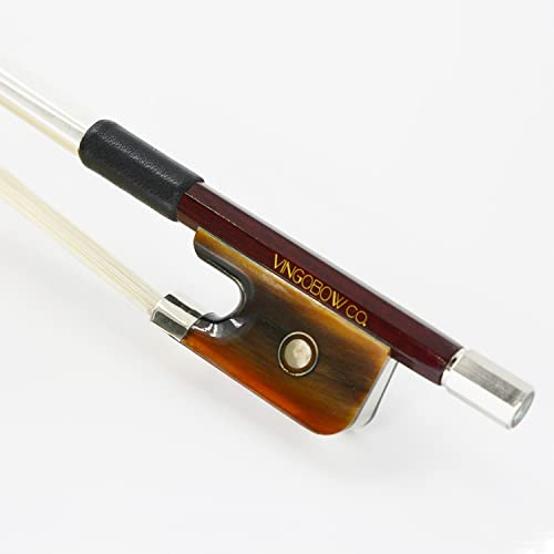 VINGOBOW Pernambuco Cellobogen Schöner Ochsenhornfrosch gut ausgewähltes natürliches Rosshaar-Rosshaar, kraftvoller und wundervoller Ton Konzertoel 4/4