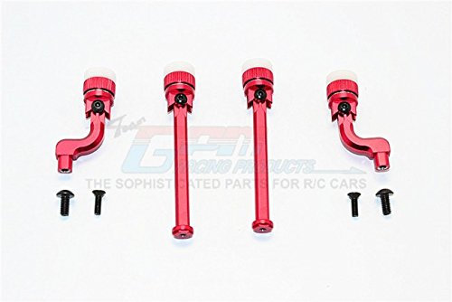 GPM HPI Sport 3 Flux Tuning Teile Aluminium Front+Rear Magnet Body Mount for BMW M3 E30 - 1 Set Red
