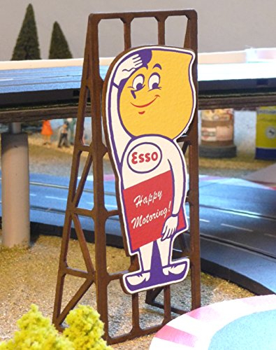 Slotcar WERBETAFEL MÄNNCHEN in 1:32 für Carrera UNIVERSAL/DIGITAL TOP DEKO