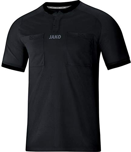 JAKO Herren Schiedsrichter-Trikot (Kurzarm), Schwarz, XL