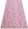 Teppich Solid für Zimmer, Wohnzimmer, Schlafzimmer, Teppichboden Auslegware, Nachahmung von Beton, erröten rosa, Verschiedene Größen, 400x600 cm