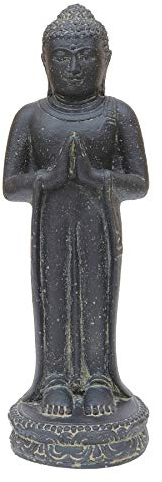 STONE art & more Buddha Begrüßung, stehend, 50 cm, Steinfigur, Steinguss, frostfest