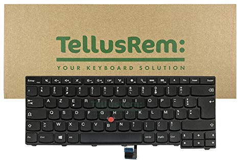 TellusRem Clavier de Remplacement Français Non rétroéclairé pour Lenovo Thinkpad T431 T431S E431 T440 T440P T440S E440 L440 T450 T450S T460 L450 T440E