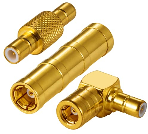 Vecys SMB Adapter DAB Antenne Adapter SMB Buchse Stecker Kit 3 Typen DAB Autoradio Adapter RF Koaxial DAB Autoradio Kit
