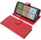 foto-kontor Custodia a Libro Compatibile con Brondi Amico Smartphone XL Nero Cover di Colore Rosso