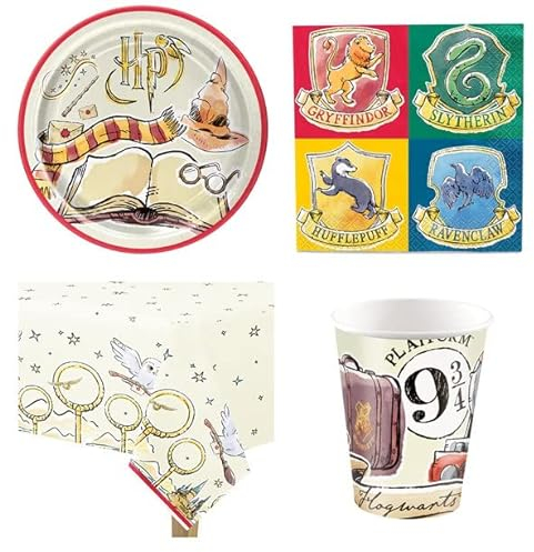 Budget Gifts Harry Potter Party Pack Set For 8 Guests