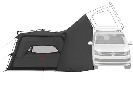 qeedo Quick Base Freedom Dachzelt Vorzelt mit Tall Schleuse für qeedo Freedom Slim Dachzelte, Quick Up System