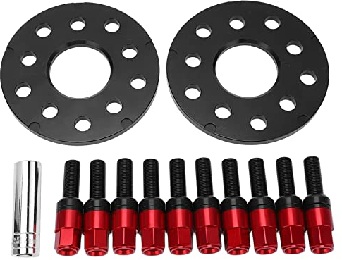 KIMISS 5 X 100 & 5 X 112 Spurverbreiterungen, 2 Stück, 8 Mm Hubzentrische, Geschmiedete Distanzscheiben, Nabenbohrung 57,1 Mm, mit Kugelsitzbolzen, für A3 A4 A5 A8 1997-2008 T