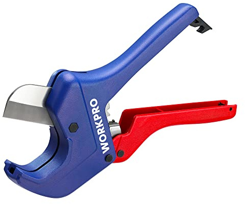 WORKPRO Ratchet PVC Pipe Cutter Tool, Up to 2-1/2, Pex Cutting Tool