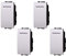 Interruttore Unipolare 1P 1M 16A, Compatibile Con Bticino Living Light, Da 1 Posto Modulo (4 Pezzi, Bianco)
