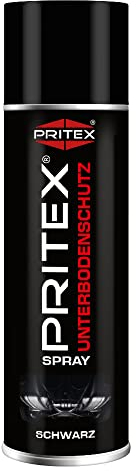 PRITEX Unterbodenschutz Spray | 500 ml | Steinschlagschutz überlackierbar schwarz