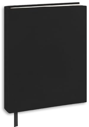 KICNIC Black Book Covers 1 Pack, 6x9 Stretchable Book Sox Suitable for Most Hardcover Books, Up to 8.5”X9.5” Washable and Reusable Protective Cover for Textbooks