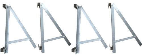 Technaxx Balkonkraftwerkhalterung 600W TX-230 - Solarpanel Halterung 30°/35°/40° einstellbare Montagewinkel, 3 Montageoptionen, DGS zertifiziert, statisch geprüft, für 600W Solarmodule