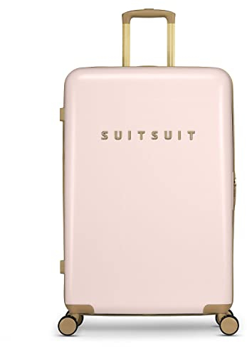 SUITSUIT Fusion – Großer Reisekoffer – Check-in Koffer mit TSA-Schloss – 76 cm – 94L – Rose Pearl