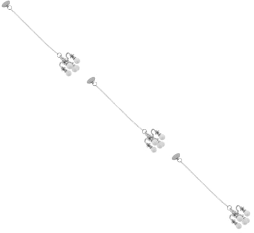 ibasenice LED-Tischlampe 3st Puppenhaus-kronleuchter Winzige Deckenlampenverzierung Mini-hauszubehör Miniatur-kerzenleuchter Miniatur-deckenleuchte Mini-hängelampe Mini-licht Plastik Geäst