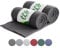 wometo 2er Set Eco Fleecedecken aus 100% recyceltem Material + OekoTex und GRS Zertifiziert 130x160 cm ca. 400 g - dunkelgrau mit Anti-Pilling und Kettelrand