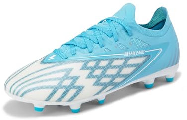 DREAM PAIRS Fußballschuhe mit Fußballschuhen für Herren,Size 38,Blau/Weiss,SDSS2406M-E