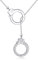 YAFEINI Handschelle Kette S925 Sterling Silber Locking Halskette Anhänger für Damen Handschellen Schmuck Geschenke für Mädchen