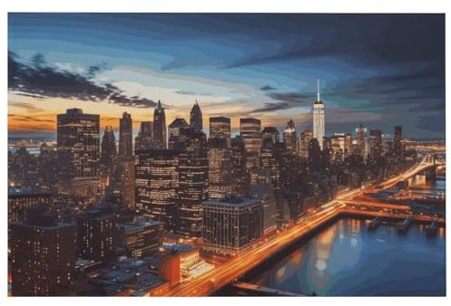 Teppich für Schlafzimmer, waschbar, Motiv: New York City, Bodenmatte, rutschfeste Teppiche, weicher Überwurf, Küchenmatte, Teppiche für Wohnzimmer, Esszimmer