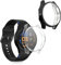 kwmobile 2X Schutzhülle kompatibel mit Samsung Galaxy Watch FE 40mm Hülle - Fullbody Cover Set aus Silikon - Transparent Schwarz