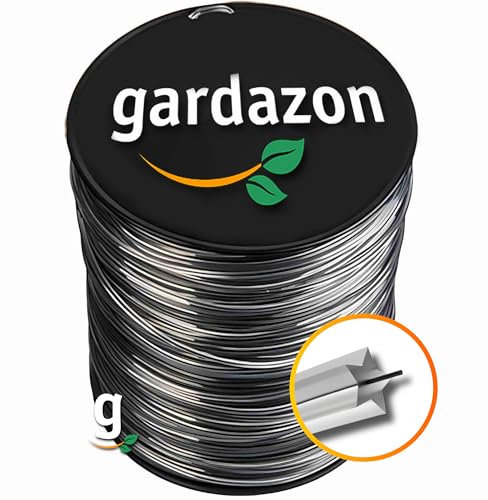 Gardazon Filo decespugliatore professionale rinforzato 3mm – 410m (profilo a stella) – Attenzione: estremamente tagliente – Filo Tagliaerba – Bobina Filo Decespugliatore