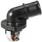 RAVTAKL Thermostat Kühlmittel Kompatibel Mit Peugeot 1007 306 106 1 Stück Automotor-Kühlmittelthermostatgehäusebaugruppe Mit Sensorthermostat 1336Q2