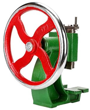 YOPNDFR Stanzpresse aus Gusseisen, 1-Tonnen-Hochleistungs-Handradpresse, Präzisions-Handrad-Dornpresse, Tisch-Dornpresse for Stanzen und Biegen(1.2ton)