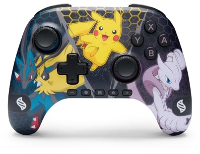 PowerA Controller senza fili Advantage per Nintendo Switch 2 - Pokémon: Evoluzioni MegaCon licenza ufficiale, effetto Hall, pulsanti mappabili, controller pro, Pulsante C, comandi di movimento