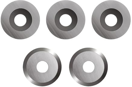 Fraises à inserts rondes en carbure de 18 mm, adaptées aux outils de tournage sur bois, de finition et de travail du bois.