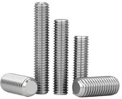 1-20 Stück Gewindestangen, Edelstahl 304, Schrauben M3-M20(50mm,M8 (3pcs))