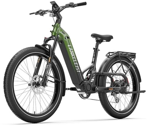 LANKELEISI Kett-8 E-Bike 26 Zoll Fatbike Vollfederung 960Wh Akku Bis 150KM