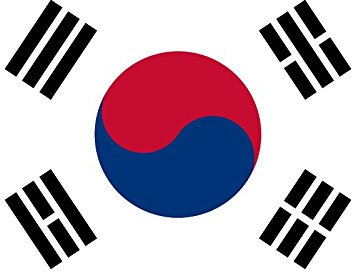 Planete Supporter Drapeau Corée du Sud - 150 x 90 cm (Uniquement chez Le Vendeur 100% Conforme à l'image)