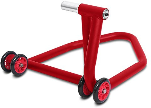 ConStands - Motorrad Montageständer Kompatibel mit Ducati Monster 1200/ S 14-20 Rot Hinterrad Einarmständer Single One