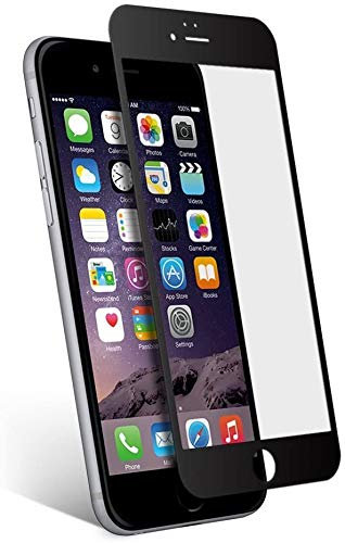 ISKIP [2 Pack] Screen Protectors for iPhone 7 Plus or iPhone 8 Plus, Full Coverage Soft Edge Film for iPhone 7 Plus and iPhone 8 Plus 5.5(Black)