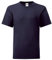 Fruit of the Loom Kids Iconic T-Shirt Größe 104-164, Farbe:deep Navy, Größe:164