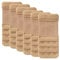 6 Pieces Bra Extender 3 Hook Soft and Comfortable Bra Extension Strap (6PCS Nude, 3 Hook 1/2 inch Spacing)