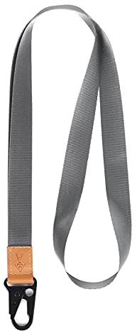 HEZEN Coole Lanyard für Schlüssel, Halsriemen Schlüsselbund für Frauen, Lanyard Logo für Männer, ID Lanyard (DUNKELGRAU)