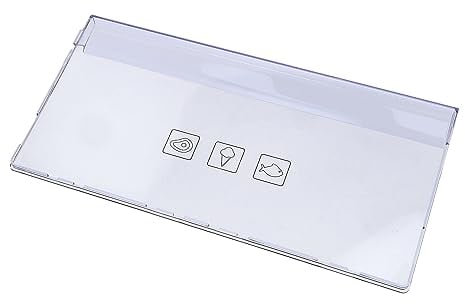 sparefixd Unterer Korb Schublade Frontplatte Griff für Beko Kühlschrank Gefrierschrank