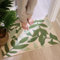 AMIDA Washable Indoor Door Mats 50x80cm，Non-Slip Floral Botanical Pattern Entrance Rug Soft Low-Profile Inside DoorMats for Entryway,Hallway,Kitchen,Bedroom,laundry room Home Decor