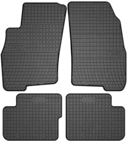MOTOS Tappetini in gomma per auto adatto per Fiat Grande Punto 2005-2012 Migliorare il comfort di viaggio con il tappetino antiscivolo per auto
