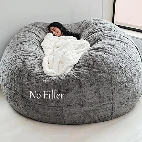 Sitzsack-Sesselbezug Sitzsack Hülle,Sitzsack, Bean Bag,Faules Sofa Ohne Füllung Runder Sitzsack Bezug, Roßes, Rundes, Weiches, Für Freizeit Und Unterhaltung