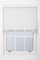 FURNISHED Venetian Window Blinds Trimmable 50mm White Faux Wood Blind, 225W x 210H cm