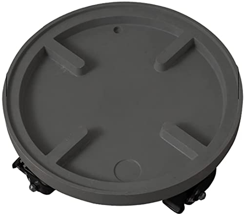 ZEELYDE Support pour Plantes,Chariot à Plantes Robuste avec roulettes pour Pot de Fleurs, Chariot à roulettes, Soucoupe, Dessous de Verre pour intérieur extérieur 30,5 cm, présentoir de décoration d