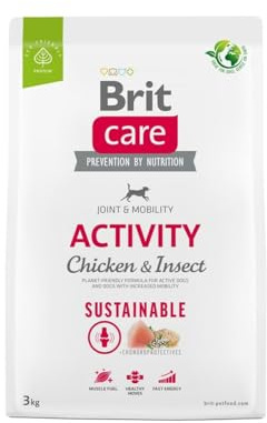 Brit Care Dog Sustainable Activity Chicken & Insect - Dry Dog Food - 3 kg