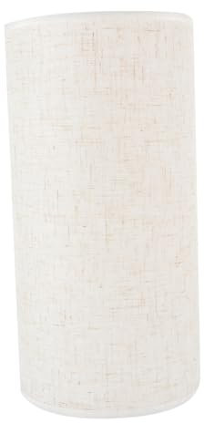 LIFKICH Pantalla Cilíndrica Para Lámpara De Accesorio De Decoración Minimalista Color Natural Para Crear Acogedores y Confortables